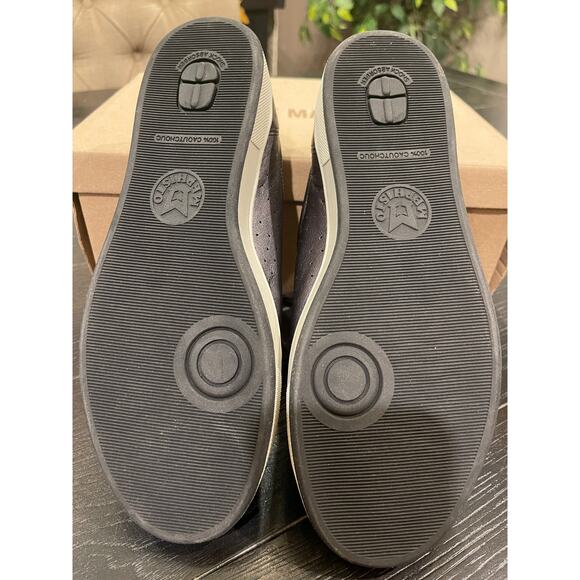 Mephisto Women's Nikita Sneakers Gray Size 8.5 NWOB Full Grain Leather Comfy - Picture 11 of 12